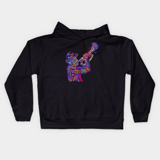 jazz trumpet Kids Hoodie